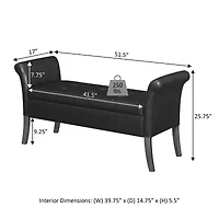 Garbo Tufted Storage Bench
