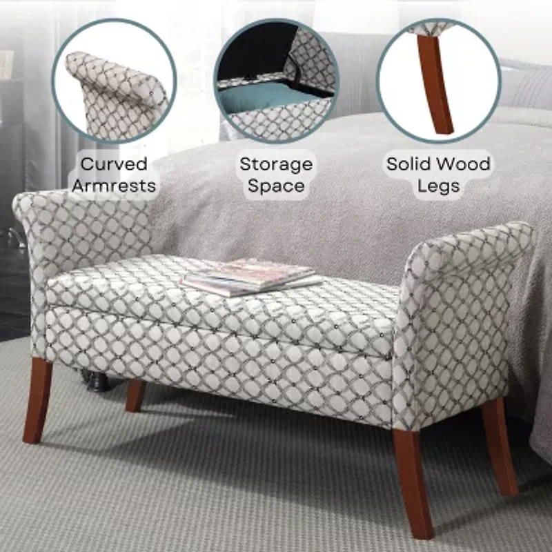 Garbo Tufted Storage Bench