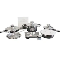 BergHOFF Tfk 18-Pc. 15-pc. Stainless Steel Cookware Set