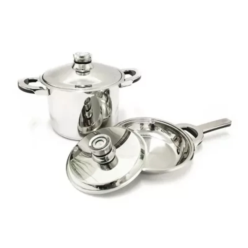 BergHOFF Tfk 18-Pc. 15-pc. Stainless Steel Cookware Set