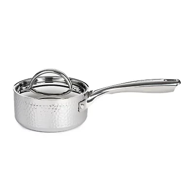 BergHOFF Hammered 5.5" Stainless Steel Sauce Pan