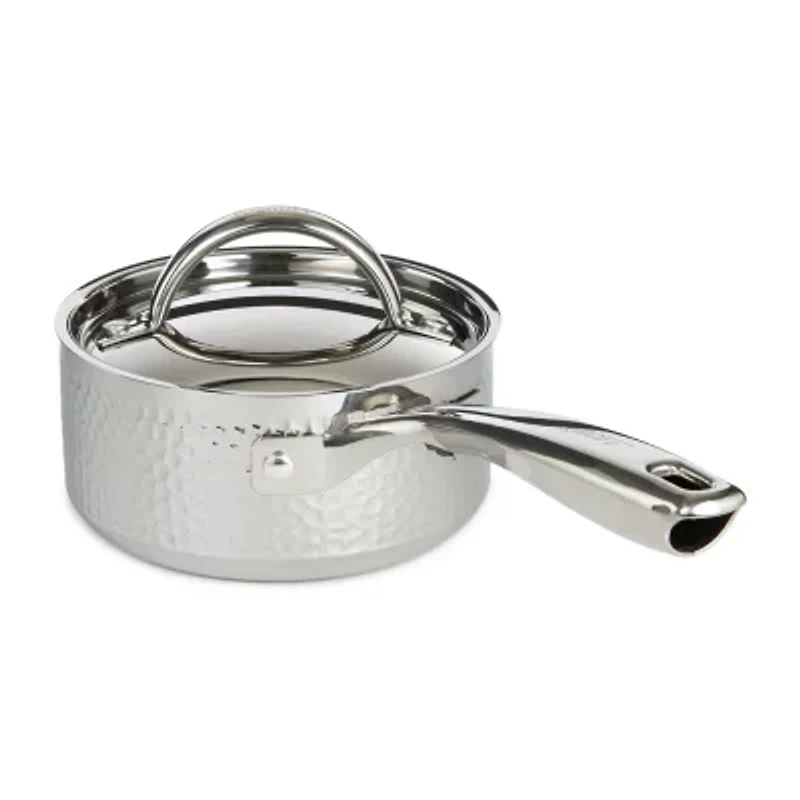 BergHOFF Hammered 5.5" Stainless Steel Sauce Pan