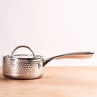 BergHOFF Hammered 5.5" Stainless Steel Sauce Pan