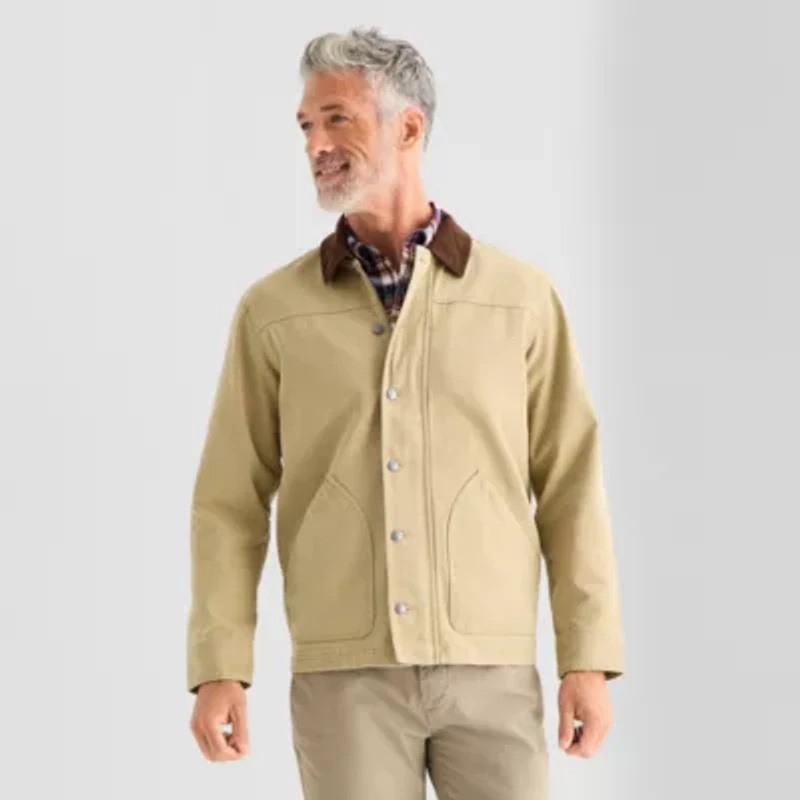 St. John's Bay Barn Mens Midweight Shirt Jacket