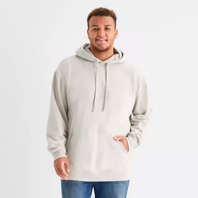 Arizona Mens Long Sleeve Fleece Big and Tall Hoodie