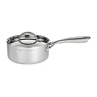 BergHOFF Hammered 7" Covered Stainless Steel Sauce Pan