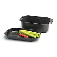 BergHOFF Scala 17.75"X8.5" Double Roasting Pan