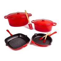 BergHOFF Neo Cast Iron 9-pc. Cookware Set