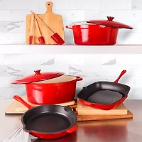 BergHOFF Neo Cast Iron 9-pc. Cookware Set