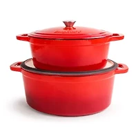 BergHOFF Neo Cast Iron 9-pc. Cookware Set