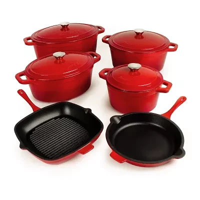 BergHOFF Neo Cast Iron 10-pc. Cookware Set
