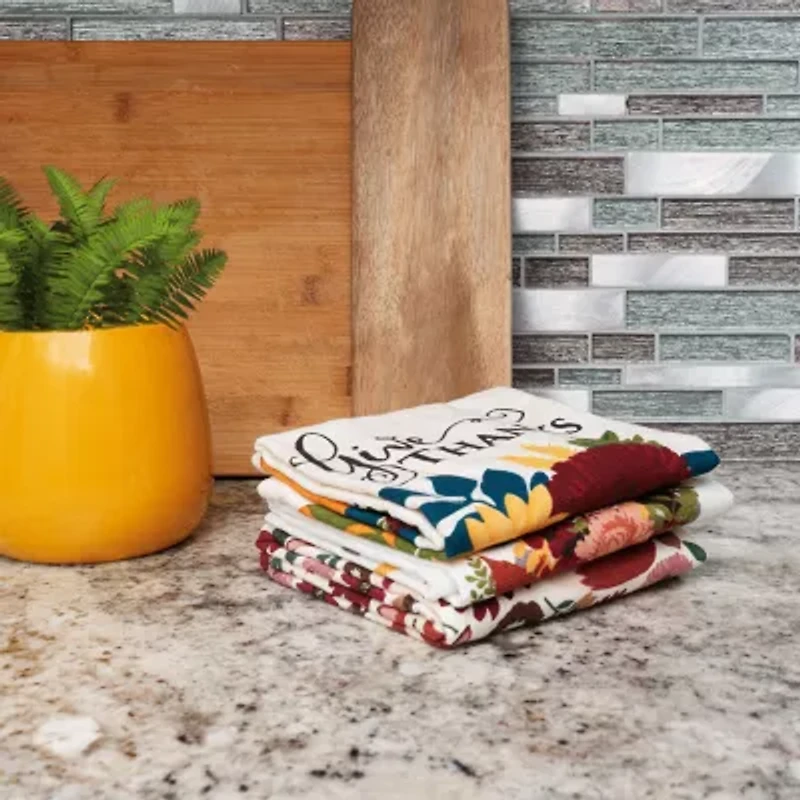 Ritz Wildflower Fox 3-pc. Kitchen Towel Set