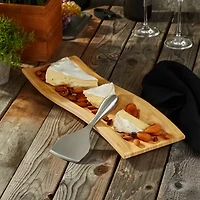 BergHOFF Bamboo 2-pc. Wavy Cutting Board and Aaron Probyn Cheese Knife Set