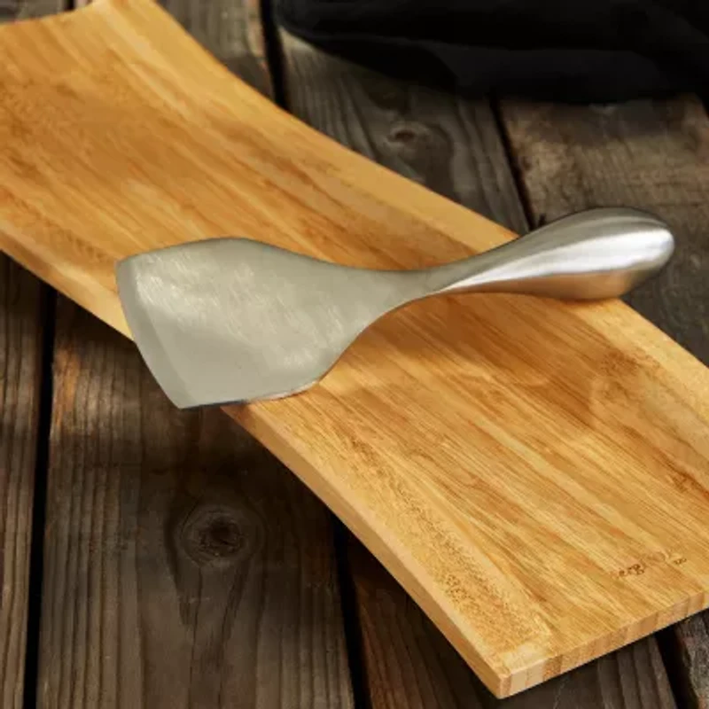 BergHOFF Bamboo 2-pc. Wavy Cutting Board and Aaron Probyn Cheese Knife Set