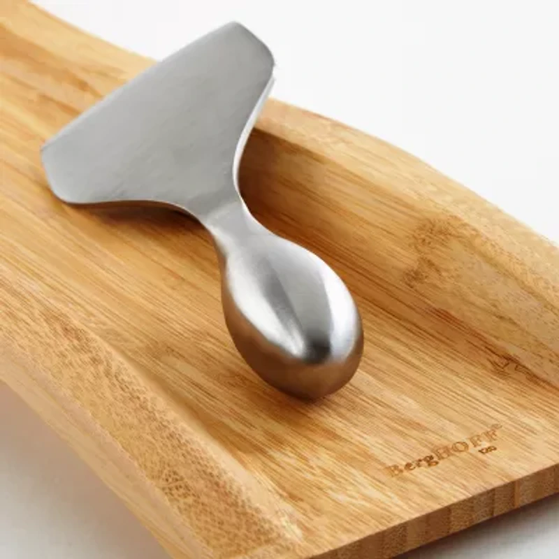 BergHOFF Bamboo 2-pc. Wavy Cutting Board and Aaron Probyn Cheese Knife Set