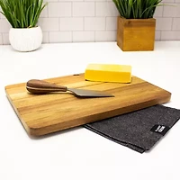 BergHOFF Bamboo 3-pc. Cutting Board and Aaron Probyn Cheese Knife Set