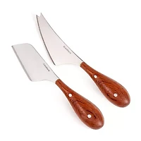 BergHOFF Bamboo 3-pc. Cutting Board and Aaron Probyn Cheese Knife Set