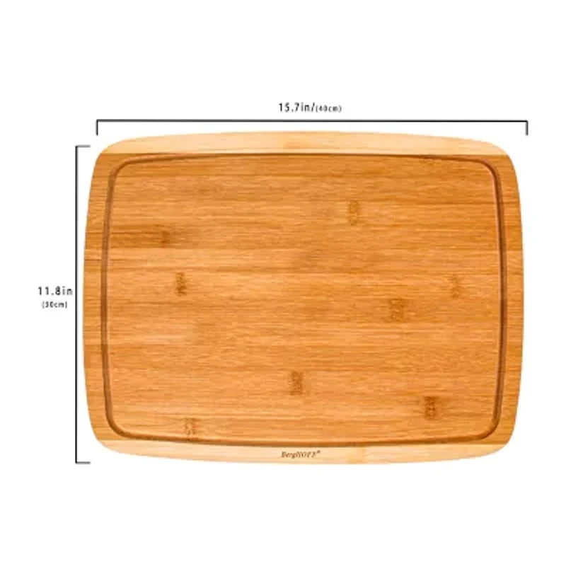 BergHOFF Bamboo 3-pc. Rectangle Cutting Board and Aaron Probyn Cheese Knife Set