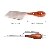 BergHOFF Bamboo 3-pc. Rectangle Cutting Board and Aaron Probyn Cheese Knife Set
