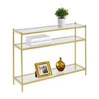 Royal Crest Glass Console Table