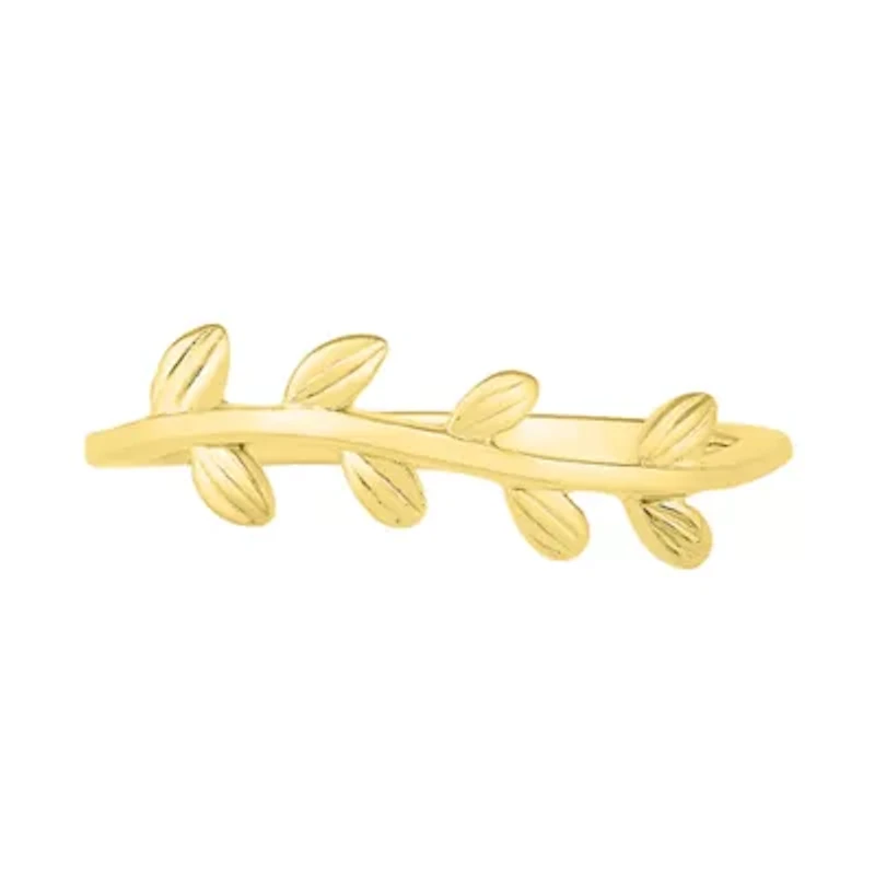 Womens 5.5MM 10K Gold Round Band