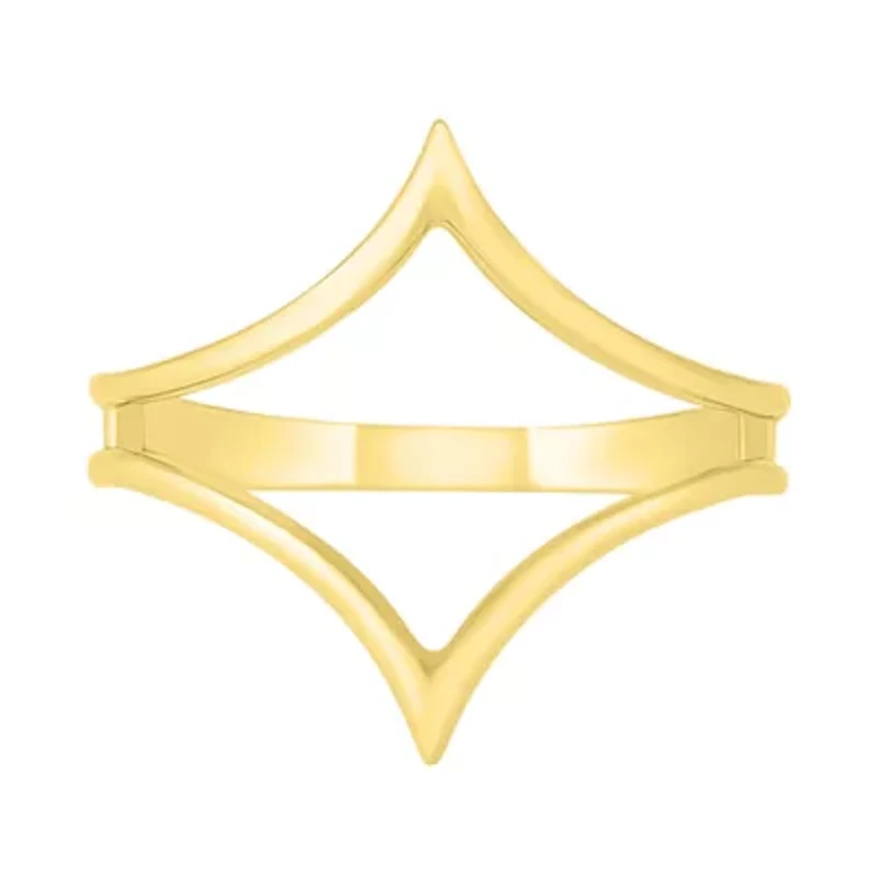 Womens 19MM 10K Gold Round Band
