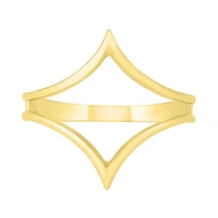 Womens 19MM 10K Gold Round Band