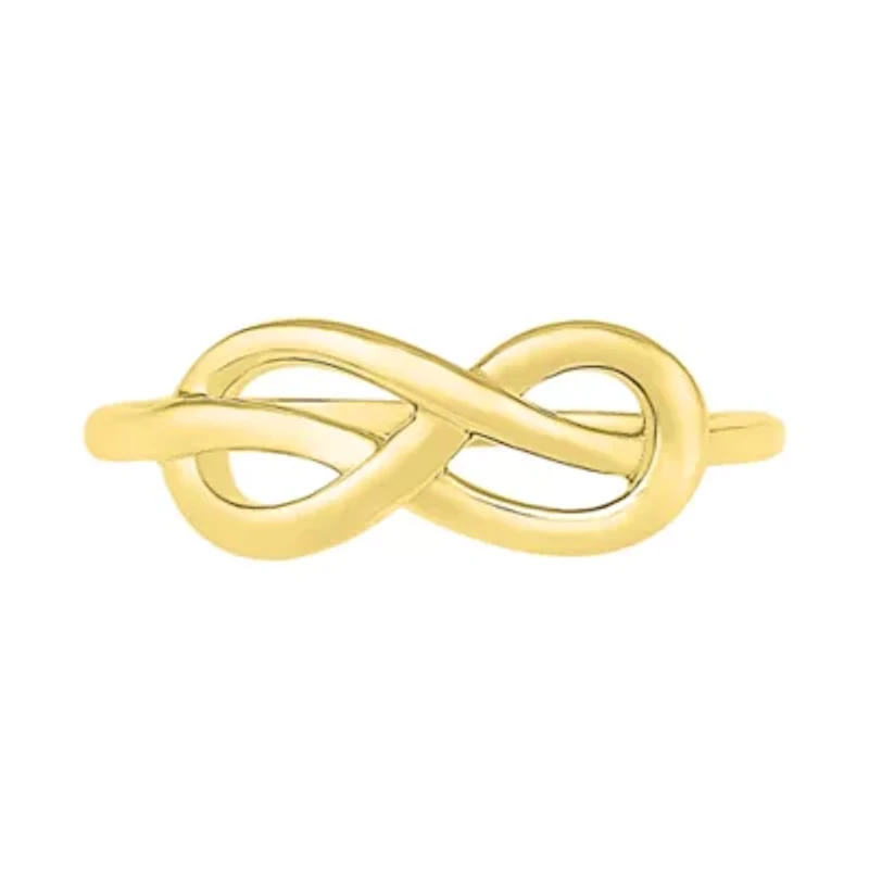 Womens 6.5MM 10K Gold Infinity Band
