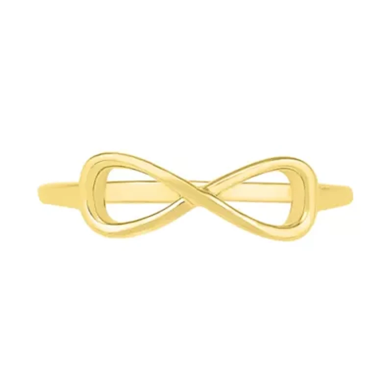 Womens 5MM 10K Gold Infinity Band