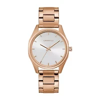 Caravelle Designed By Bulova Womens Stainless Steel Bracelet Watch 45l179