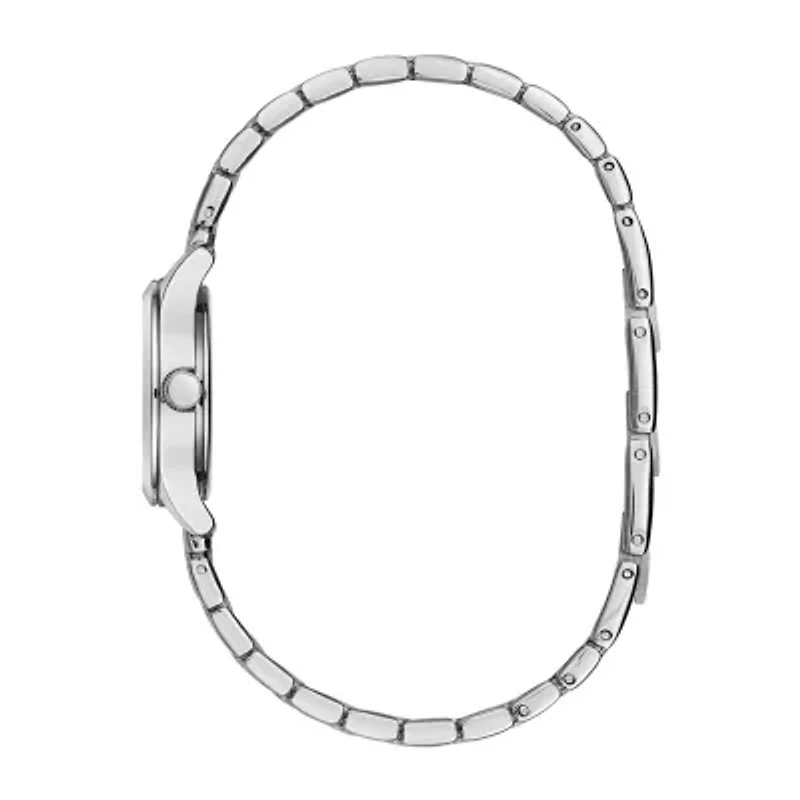 Caravelle Designed By Bulova Womens Silver Tone Stainless Steel Bracelet Watch 43l209