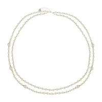 Monet Jewelry Simulated Pearl Womens 32 Inch Strand Necklace