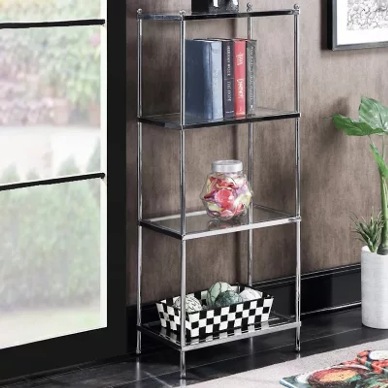 Convenience Concepts Royal Crest 4-Tier Tower Bookcase