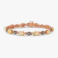 Le Vian® Grand Sample Sale™ Bracelet featuring Neopolitan Opal™ Vanilla Diamonds® Chocolate Diamonds® set in 14K Strawberry Gold®