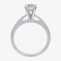 I Said Yes (G / Si1-Si2) Womens 1 1/4 CT. T.W. Lab Grown White Diamond Sterling Silver Round Solitaire Bridal Set