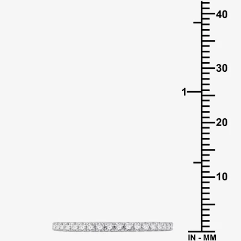 I Said Yes (G / Si1-Si2) Womens 1 1/4 CT. T.W. Lab Grown White Diamond Sterling Silver Round Solitaire Bridal Set