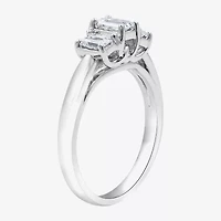 Love Lives Forever (G / Si1-Si2) Womens 1 CT. T.W. Lab Grown White Diamond 10K Gold 3-Stone Engagement Ring