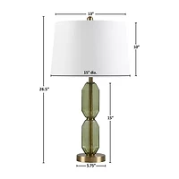 510 Design 26.5" Zirconia Faceted Glass Table Lamp