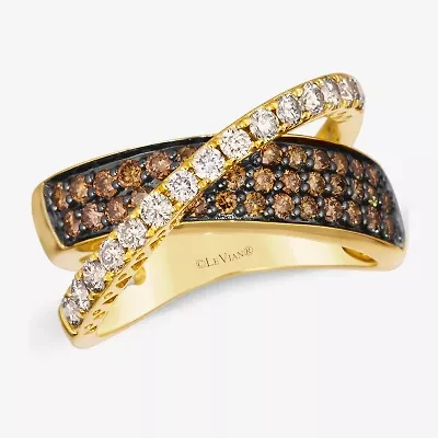 Le Vian® Ring featuring 1/2 CT. Nude Diamonds™ 5/8 Chocolate Diamonds® set 14K Honey or Strawberry Gold™