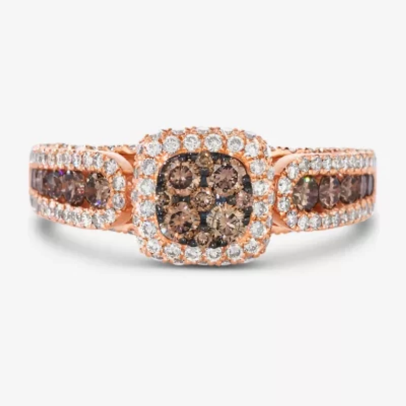 Le Vian® Ring featuring 5/8 CT. Chocolate Diamonds® 1 3/4 Nude Diamonds™ set 14K Strawberry Gold®