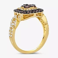 Le Vian® Ring featuring 3/4 CT. Chocolate Diamonds® 1 3/8 Nude Diamonds™ set 14K Strawberry or Honey Gold®