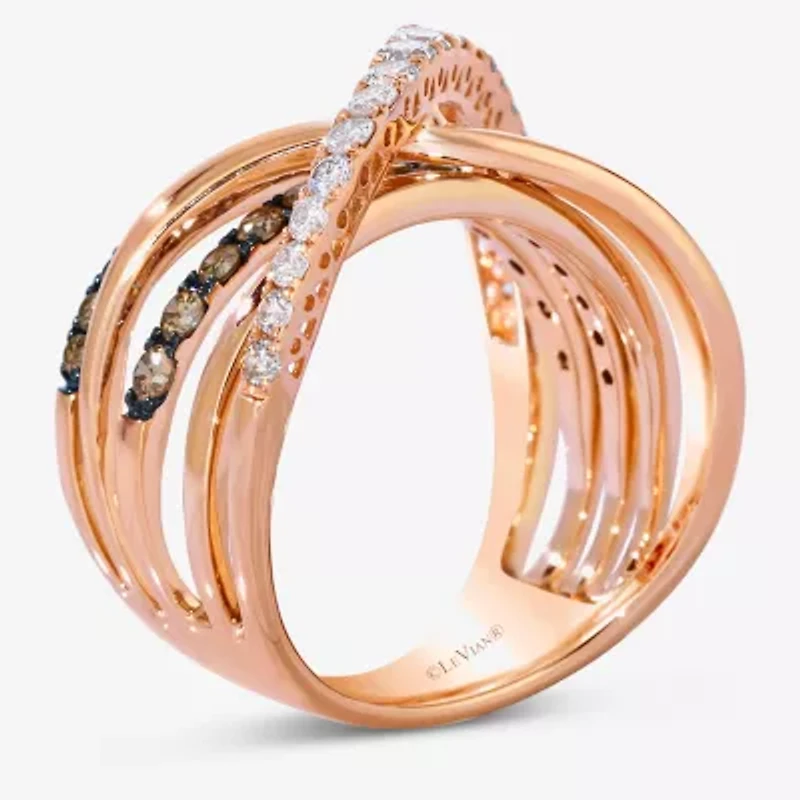 Le Vian® Ring featuring 5/8 CT. Chocolate Diamonds® 1 Nude Diamonds™ set 14K Honey Gold™