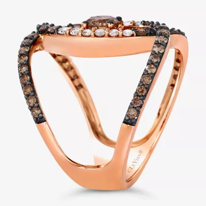 Le Vian® Grand Sample Sale™ Ombre Ring featuring 1/3 CT. Chocolate Diamonds® 7/8 CT. Chocolate Ombré Diamonds® set in 14K Strawberry Gold®