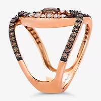 Le Vian® Grand Sample Sale™ Ombre Ring featuring 1/3 CT. Chocolate Diamonds® 7/8 CT. Chocolate Ombré Diamonds® set in 14K Strawberry Gold®