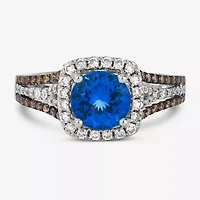 Le Vian® Grand Sample Sale™ Ring featuring 1 1/5 CT. Blueberry Tanzanite® 1/3 CT. Nude Diamonds™ 1/5 CT. Chocolate Diamonds® set in 14K Vanilla Gold®