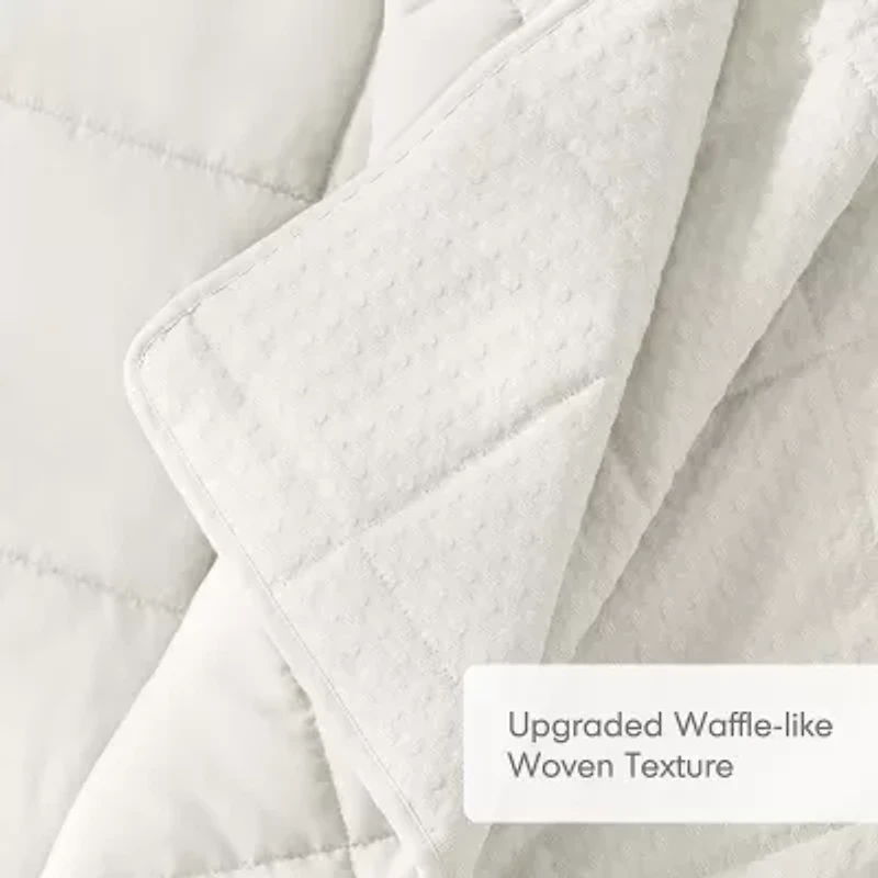 510 Design Mina Waffle Weave Textured Quilt Set