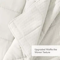 510 Design Mina Waffle Weave Textured Quilt Set