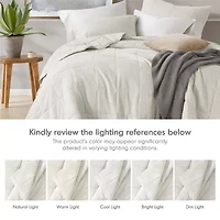 510 Design Mina Waffle Weave Textured Quilt Set