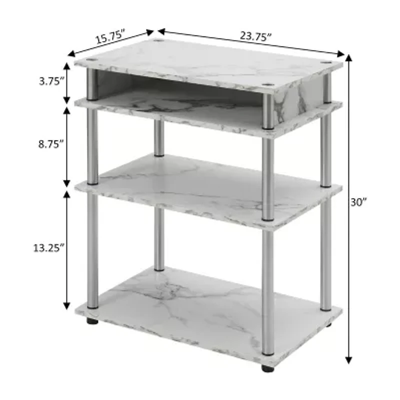 Desing2go 2-Shelf Standard Bookshelf