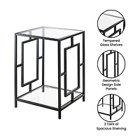 Town Square Metal End Table